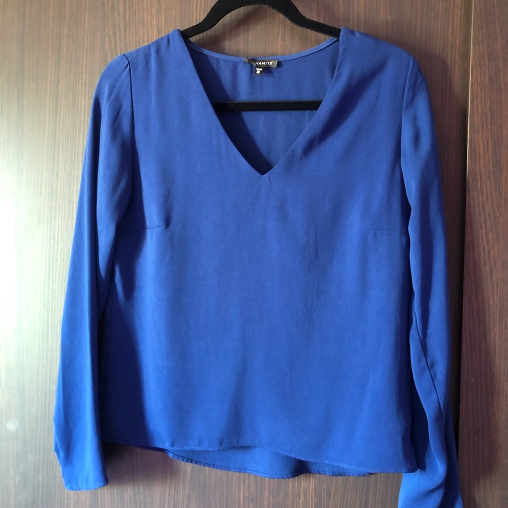 Dynamite blue blouse